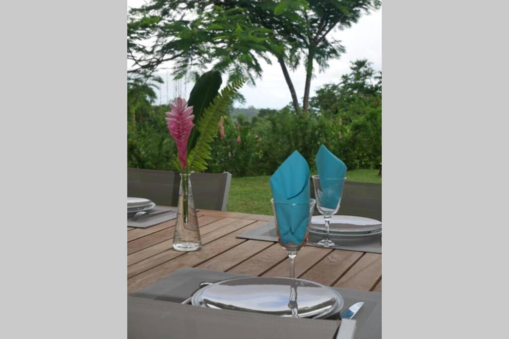 Villa Kumquat Avec Piscine Et Vue Sur Les Montagnes 프티-부르 외부 사진