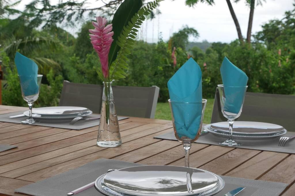 Villa Kumquat Avec Piscine Et Vue Sur Les Montagnes 프티-부르 외부 사진