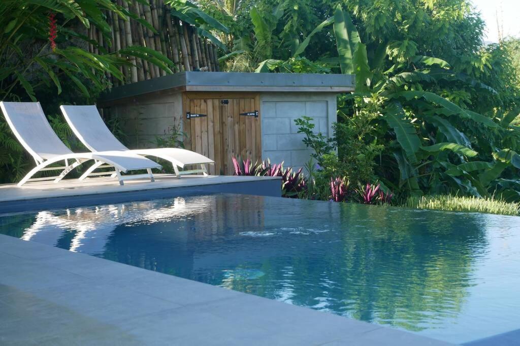 Villa Kumquat Avec Piscine Et Vue Sur Les Montagnes 프티-부르 외부 사진